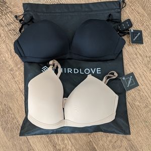 Lot of 2 Third Love True Bliss Wireless Bras